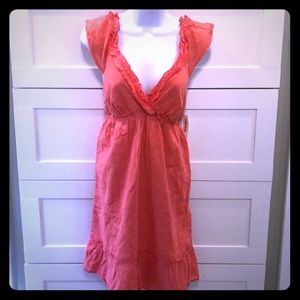 Old Navy Coral cap sleeve spring dress